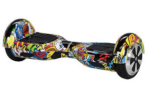 carte d'équilibre E ROBWAY W2 Hoverboard 8 Zoll Pneu Graphite Bleu
