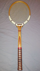 Vintage Dunlop Maxply Fort Wood Tennis Racquet w/Cover Made in England good cond