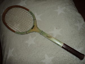 Vintage Harry C Lee Childs Wood Tennis Racket 1930s