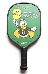 Pro-Lite University of Oregon Duck Pickleball Paddle Custom Donals Duck Green