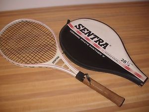 Sentra ceramic white panther V tennis racket