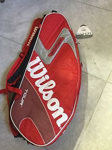 New With Tags Wilson K Factor Tour Bag Multi Racquet Tennis Bag