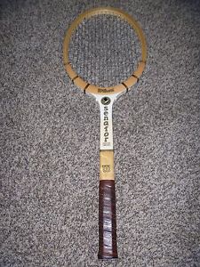 Vintage Wilson wooden 'Senator" tennis racket- excellent