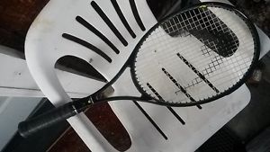 Head Team Pro 600 tennis RACQUET 4 5/8". New strings & overgrip. Rare classic!