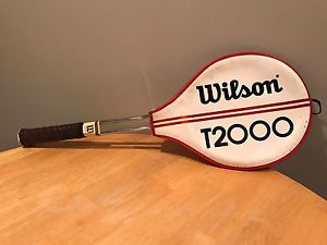 Vintage Wilson T2000 AluminumTennis Racquet