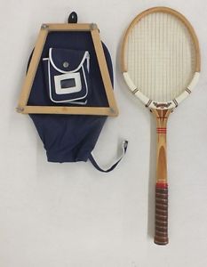 Vintage Dunlop Made In England Maxply Fort Tennis Racquet&Cover EXCELLENT 4 5/8"
