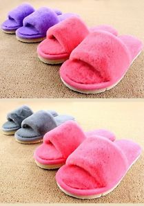 inFOUS Winter Women Slippers Home Indoor Plush Slippers Fur Fashion