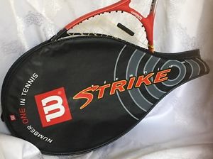 Wilson Titanium Strike Tennis Racquet 4 1/2 L4 W/Soft Shock System 27 1/2