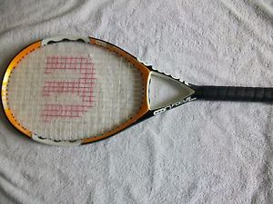Wilson NCode N Focus Hybrid 110 head 4 3/8" grip Tennis Racket oversize Racquet