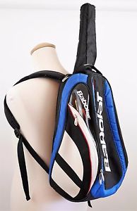 BABOLAT TEAM Tennis Racket Backpack Bag Blue, Black, & White - 1 Racket Bag