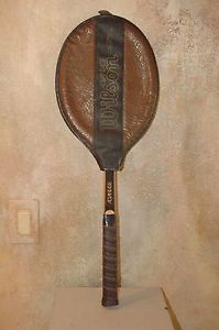 WILSON ADVANTAGE WOOD TENNIS RACQUET RACKET IN GREAT CONDITION WITH CASE