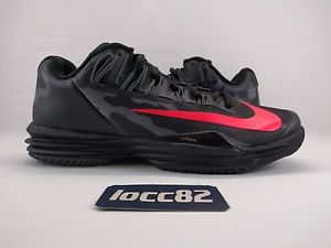 Nike Lunar Ballistec 1.5 Tennis Shoes sz 7 (812939-001) Black Lava RAFA Nadal