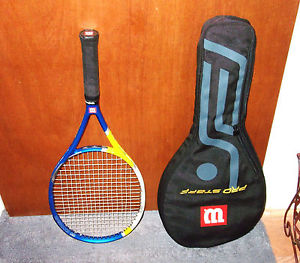 Wilson Pro Staff 6.7 Extreme Tennis Racquet 110 Head Vtg PS Racket 4 1/2 + Case