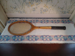VINTAGE BENTLEY-WILSON TENNIS RACQUET AUTOGRAPH BY ARTHUR B. BENTLEY