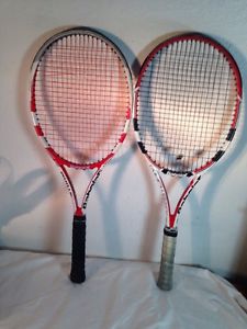 2 Babolat Pure Storm GT 4 3/8 Tennis Rackets