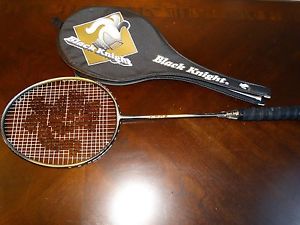 Fury Graphite Black Knight Badminton Racquet BA-645 Size Small With Case