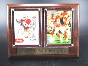Steve Jeune San Francisco 49ers Photo Murale Bois 20 cm,Plaque NFL Football
