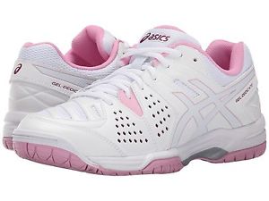 Asics Gel Dedicate Women’s Tennis Shoes – White/Cotton Candy/Plum US 8.5 EURO 40