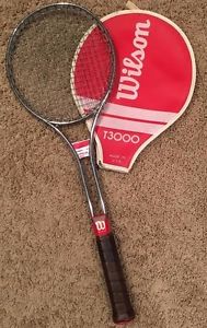 VINTAGE WILSON T3000 Steel Chrome Jimmy Connors TENNIS Racket Racquet RARE!