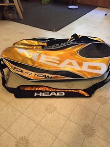 Head Tour Team Tennis Travel Bag Black/White/Orange CCT Style 3901