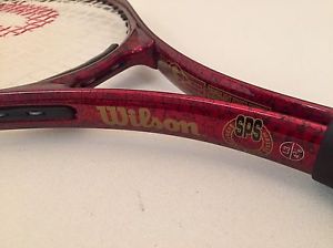 Wilson Pro Oversize Frame Geometry SPS 4 3/8 Tennis Racquet Superlight W/ Cover