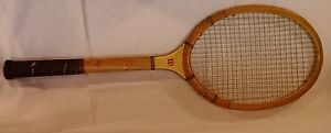 Antique Wooden Wilson Tennis Racquet  Don Budge 27" - Tournament Play, Nice!