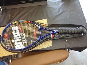Prince Longbody Blast Titanium Tennis Racket with Case and vib absrb