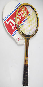 Vintage TA Davis TAD Wood Tennis Racquet Racket Imperial Custom 3L USA Brown
