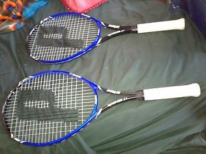 Prince Tennis Play and Stay Racquet Used Set of 2