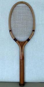 Bancroft Internationalist Model Tennis Racquet, antique 1920's frame, wood