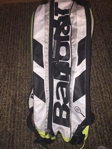 Babolat Pure Aero Green, Black, White And Gray  6 Pack Tennis Bag