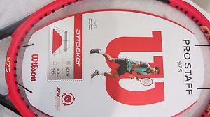 Wilson Pro Staff 97S (2015) Tennis Racquet 4"1/4 (1 year manufacturer warranty)