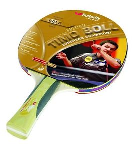 Butterlfly Raquette tennis de table TT raquette Timo Boll Dorée