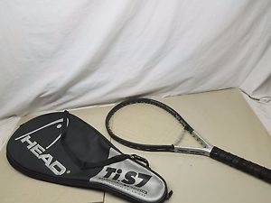 Head Ti. S7 Oversize Tennis Racquet W/ CASE 4 3/8 - Made in Austria ~ EXCELLENT!