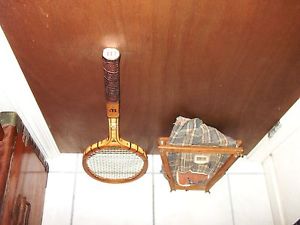 Wilson Jack Kramer Cup Tennis Racket WOOD Racquet Wooden + Head Press Vtg 4 1/2