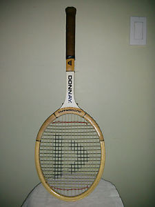 Vintage Bjorn Borg Donnay Autograph wooden tennis racket, L3, made in Taiwan