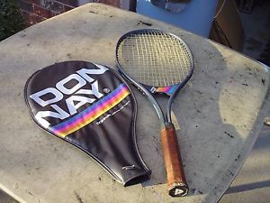 Donnay Mid 535 Mid Plus Tennis Racquet w Cover and 4 5/8" Leather Grip