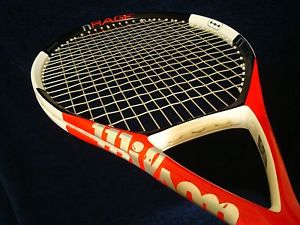 wilson ncode nrage Tennis Racquet oversize 4 1/4 grp ! NICEE!