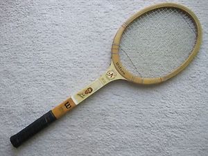 Rare $ Vtg Wilson Jack Kramer Signature Wooden Tennis Racquet