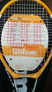 WILSON NFocus HYBRID Over Size 110 Inch Tennis Racquet Racket Grip 4 3/8"HS3