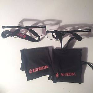 Ektelon Mirage Racketball Glasses 2 Pairs Eyewear FREE SHIPPING