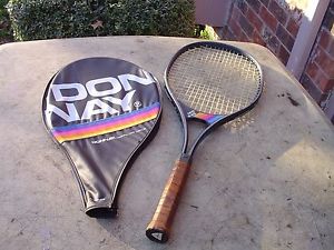 Donnay Mid 535 Mid Tennis Racquet w Cover and 4 1/4" Leather Grip