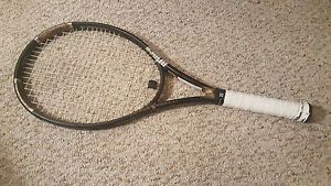 PRINCE Triple Threat Stealth Oversize Head Tennis Racket - 4 1/2 NEW GRIP w CASE