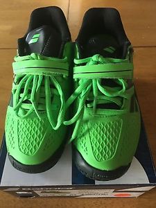 Babolat Propulse Junior Tennis Court Shoes Size 2.5 Black/Green