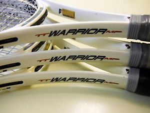 Lot of 3 Prince Triple Threat Warrior MidPlus Tennis Racquets 97sq In Tungsten