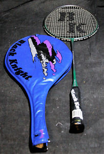New Original Black Knight BK-710 Graphite Composite Badminton Racquet,With He...