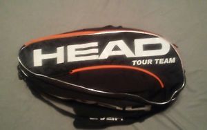 Head Tour Team Tennis Travel Bag Black/White/Orange