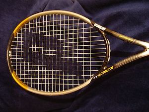 prince tt ultralite titanium tungsten carbon tennis racket Oversize 4 3/8 Wow !
