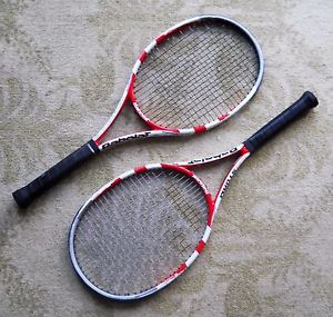 2011 Babolat Pure Storm GT Tennis Racquets 98sq In 4 3/8" Pair of 2 X2