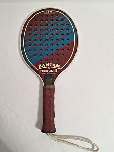Bantam by Marcraft Vintage Platform Tennis Paddle Ball Raquet